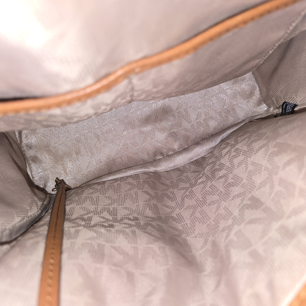 Michael Kors Brown Lasercut Backpack - Picture 7 of 8